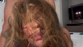 Rough ass spanking for big booty Latina &mdash;  watch her eyes roll back with pleasure