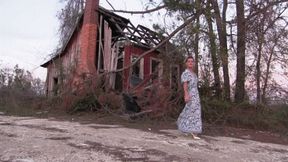 Bound & Gagged & Struggling in Abandoned Old House - WMV