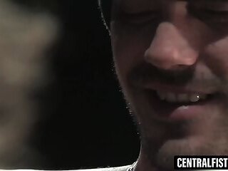 Caedon Chase's tongue teases Ashley Ryder's ass