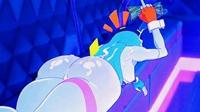 Hotel room service turns into a 3D animated hentai fantasy