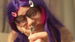 Giantess Girl Cant Stop Sneezing Tiny Husband Tries to Help