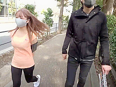 脱いだら極エロ美巨乳ギャル！ジョギングで引き締まったクビレボディ