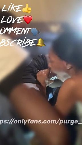 She Loves to Pull My Cum Out After Her Boyfriend Leaves