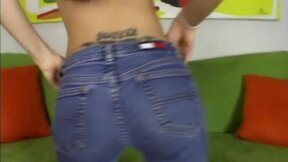 Hot Brunette POV casting couch and blowjob closeup