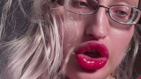 Big Lips Long Tongue Lipstick Lip Gloss Dirty Talking CuckJOI
