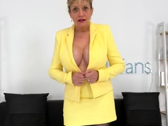 Beautiful blonde nanny and big boobed blonde MILF get pumped