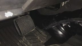 Seductive Pedal Pumping in Black Boots