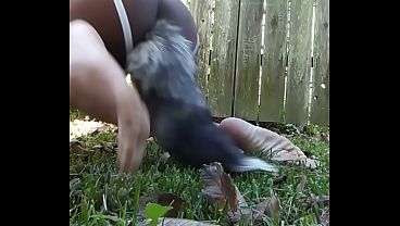 Sissy Furry Femboy Fox Tail Twerks Outside