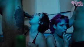 orgy with teen sluts at the pool party