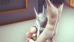 my hero academia hentai - rumi usagiyama hardsex in laundry room - japanese asian manga anime film game porn