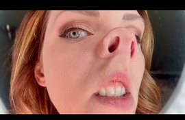 Beautiful Face Distortion and Pignose