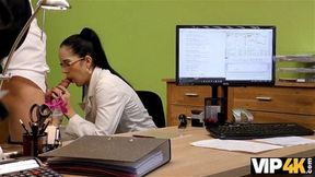 VIP4K Stranger&comma; who works in loan office&comma; satisfies girl for sex