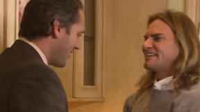 ”Striking Tart Savors Assfucking Actions On The Stairs”