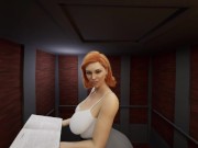 Having sex with my teacher in the elevator