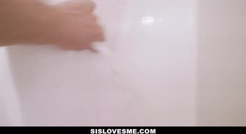 Athena Faris - Athena's Sizzling Shower Stepsis POV