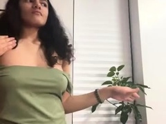 Big boobs milf masturbates with her dildo