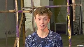 Restrained Twink Gay Alex Faux Anal Fucked With Toys By Dom