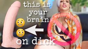This Is Your Brain On Dick! | Femdom Encouraged Bi Mind Fuck | Sub Conditioning JOI with Cum Countdown