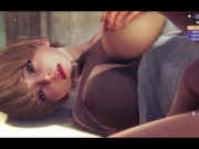 ショートカット美女のオナニー