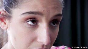 Stepmum shoes teen rough ass pumping