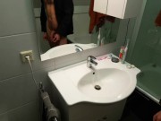 Mirror Wank and Cum