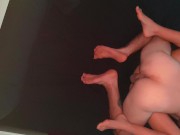 La mia prima doppia penetrazione con un dildo mentre guardo un hentay e lui mi viene dentro🫦🍆💦