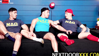 Busty Bridesmaid Masyn Thorne Gets Rough Carnal Rides from Hunky Nico Coopa and Brotherinlaw Kyle Fletcher