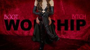 Femdom Goddess Boot Worship JOI