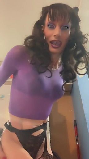 Sexy Cross/trans Playing