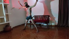 How he loves to kick the balls of his men when he has them tied up and dominated (1)