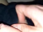 Quick fiddle with my limp little dick