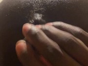Look how wet I get using my new dildo I want more