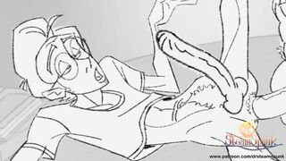 Drsteamspunk's BDAY EXTENDED VERSION: Nerdy boy with glasses gets wild with his man's load