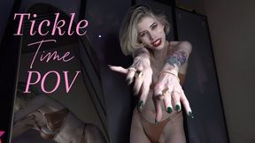 Tickle Time POV - Mean MILF Tickling Femdom by Goddess Kyaa - 720p MP4