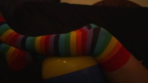 Rainbow Socks Beach Ball Play Part 2 -9 12 08-Video22