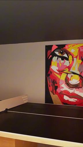 Afternoon of pin pong with Sara Blonde ends with threesome, while my boyfriend is not there   Clip 1