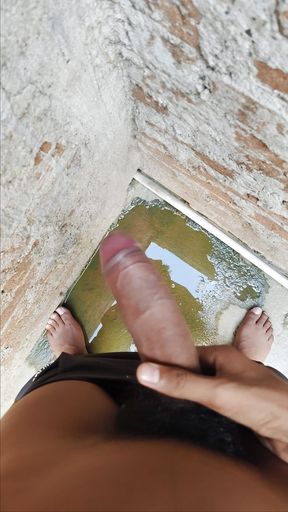 I Am Doing Masterbating While Seeing My Hot Wife In Bathroom.