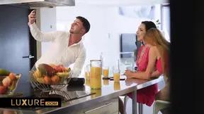 Big-titted beauties share in a hot FFM threesome