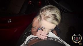 blondie got bbc in the car! rome major fucks stunning diamond marie!