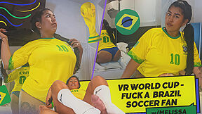 Vr World Cup - Fuck A Brazil Soccer Fan - Melissa Suarez