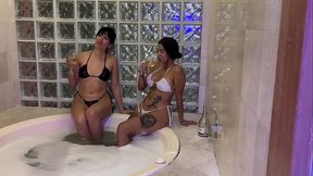 Mila Garcia y Yenifer Chacon se relajan fuera del trabajo Parte 1