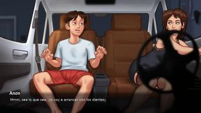 Hot Mom Knew That With That Dress She Could Make The Night Quite Romantic And Passionate - Summertime Saga