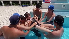 Sone-532 A J-cup Female Teacher Who Was Transferred To A Remote Island Is Flowers To Wear A Vulgar Swimsuit Despite Her Age And Is ed Around With Her Erotic Breasts