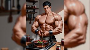 Ai Muscle Hunks Cooking