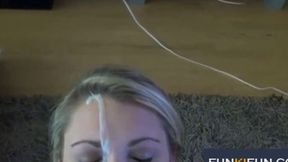 Furious Facial Frenzy Unleashes Unbridled Ejaculation on Unsuspecting Mouths