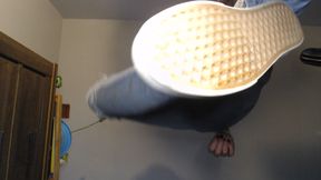 Checkered Vans Giantess Shoe Worship JOI