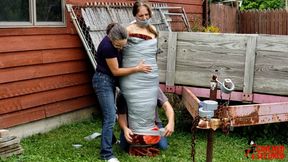 Rachel Adams - Captured, Mummified and Shipped By Creepy Country Couple (MP4 Format)