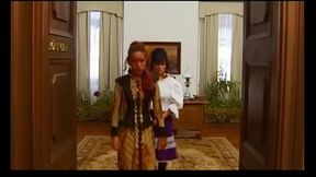 Bisexual Lovers Eva and Vanda Perform Cunnilingus While Getting Anal