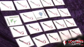 2 Couples Play Strip Memory &mdash;  Then Enjoy an Orgy