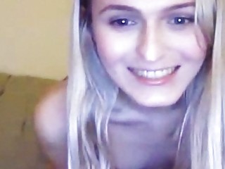 Thin blonde young tgirl webcam - TScumshot.com